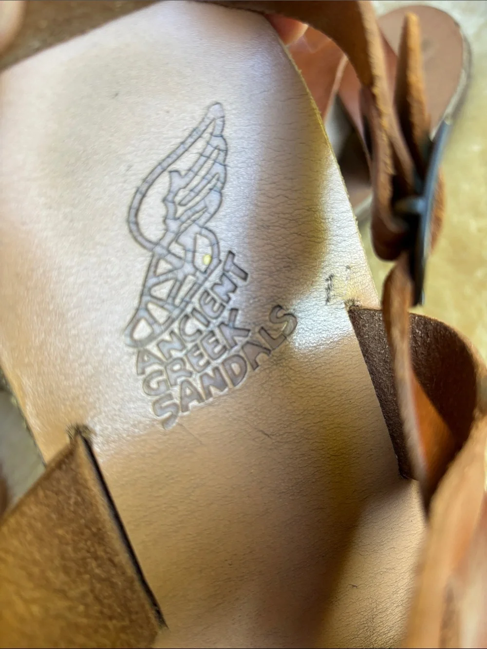 Vintage Greek Lightening Sandals